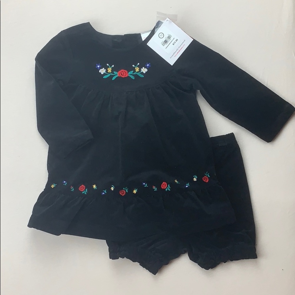 Hanna Andersson Sno Happy Velveteen Dress